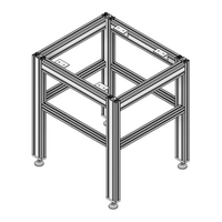 40-540-0 MODULAR SOLUTIONS ANGLE BRACKET 45MM TALL X 90MM WIDE HARDWARE NOT INCLUDED